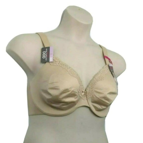 Maidenform Women Bra Full Fit Underwire Comfort Soft Cup Beige Tan Size 38D NEW - Picture 7 of 10